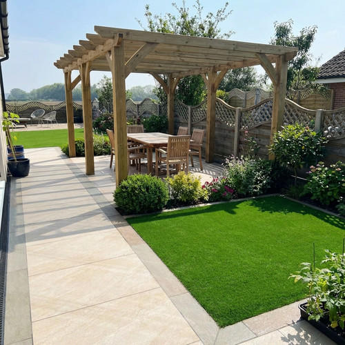 County crema porcelain paving - county,