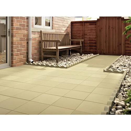 450x450mm 32mm buff concrete - x,