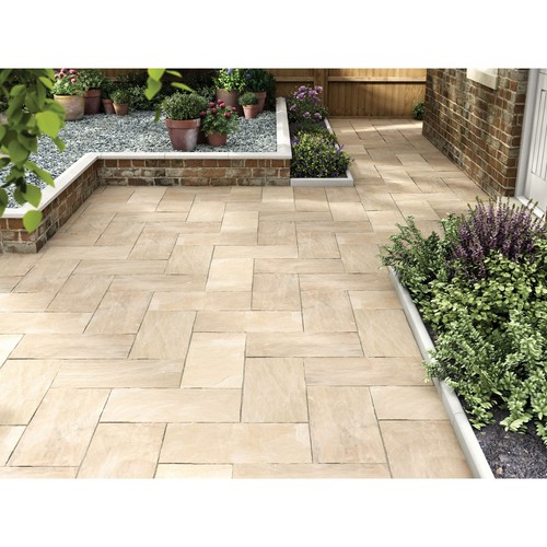 Indian sandstone paving slab - sandstone,