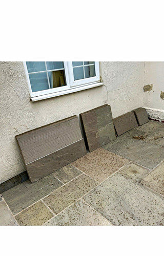 Grey stone rectangular - grey,
