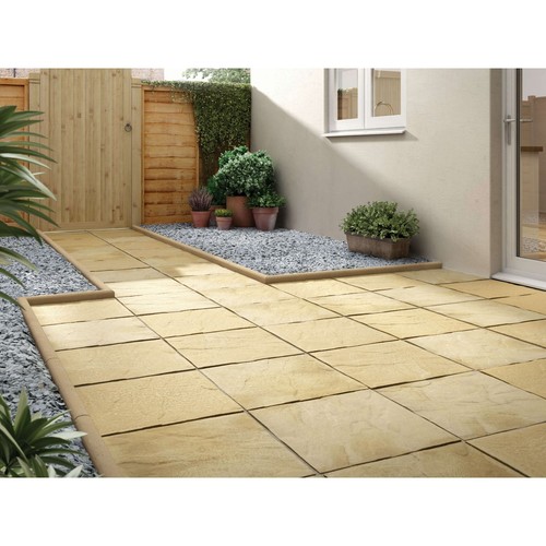 Marshalls buff concrete - marshalls, paving