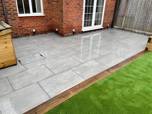 Kandla grey porcelain - kandla, paving