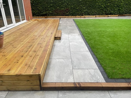 Patio slabs and - slabs, tiles