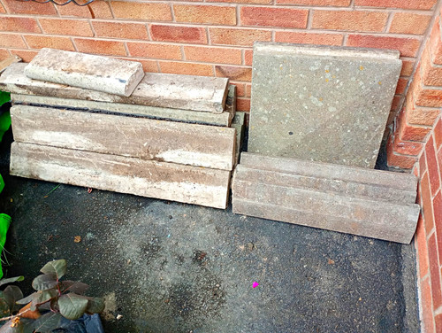 Pier caps edging stones - edging,