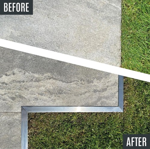 Porcelain slab paving edging - porcelain,