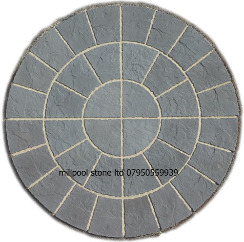 Char grey paving rotunda - 1.8m,