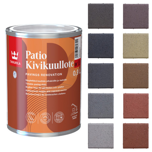 Tikkurila patio paving stain - patio,