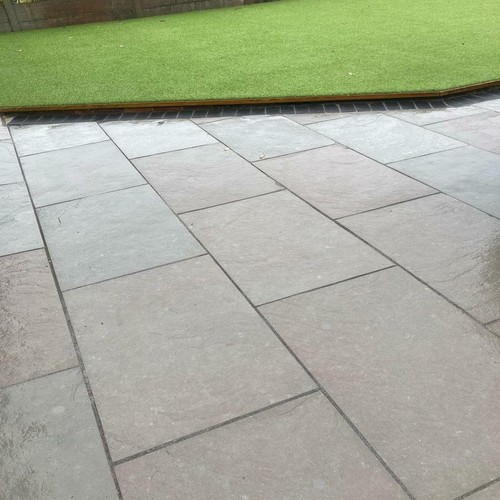Dove grey limestone paving - dove,