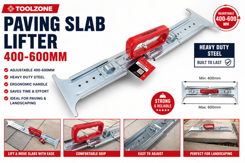 Paving slab lifter toolzone - lifter,