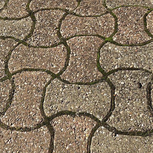 Interlocking concrete paving - concrete,