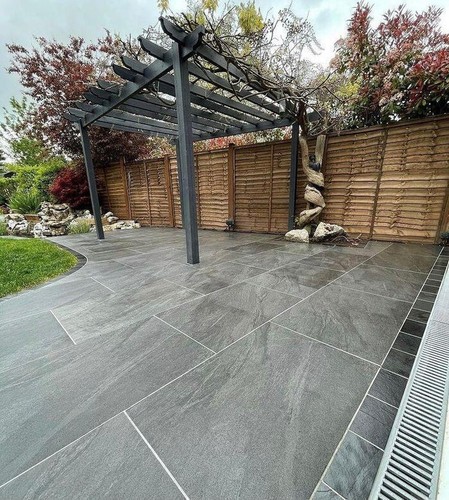 Anthracite black porcelain - black,