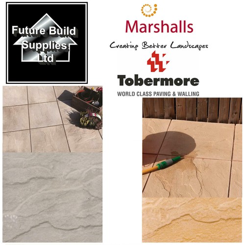 Paving slabs buff natural - paving, &