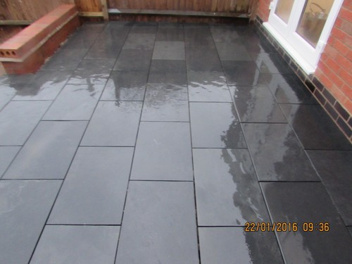 Brazilian black slate paving - brazilian,