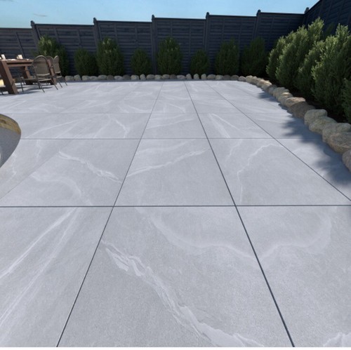 Porcelain paving grey 20mm - grey,